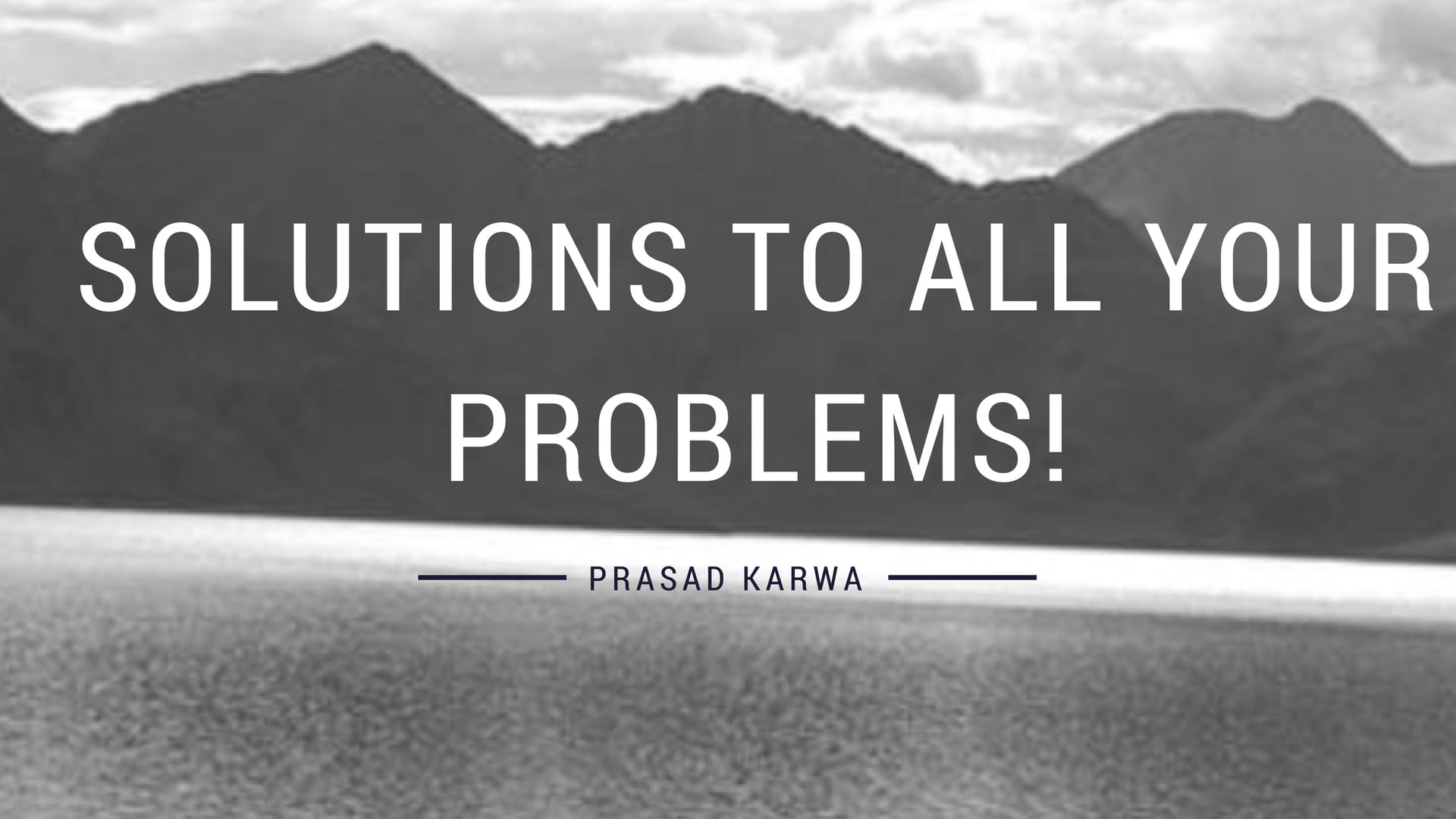 Read more about the article Let the world know – That this is the solution to all your problems!